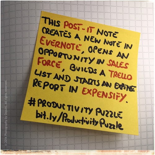 Productivity with a Post-It note