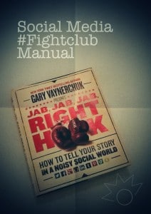 Jab, jab, jab, right hook is going to be my #SocialMedia #FightClub manual to master social media.