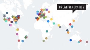CreativeMornings is in 110 cities worldwide
